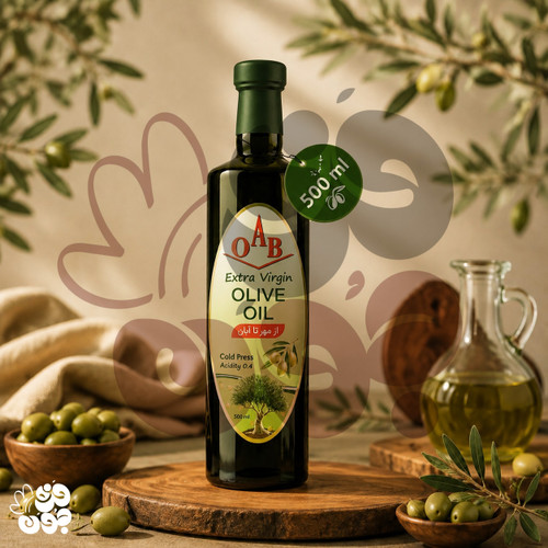 روغن زیتون نیم لیتری | فرابکر ارگانیک برند OAB