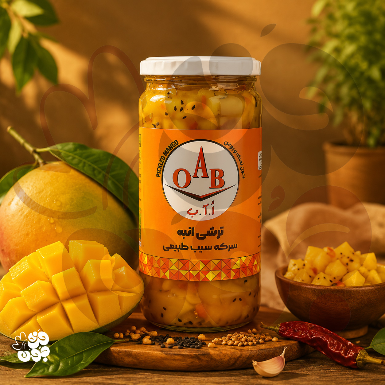 خرید ترشی انبه خانگی | طعم ترش و تند اصیل جنوبی